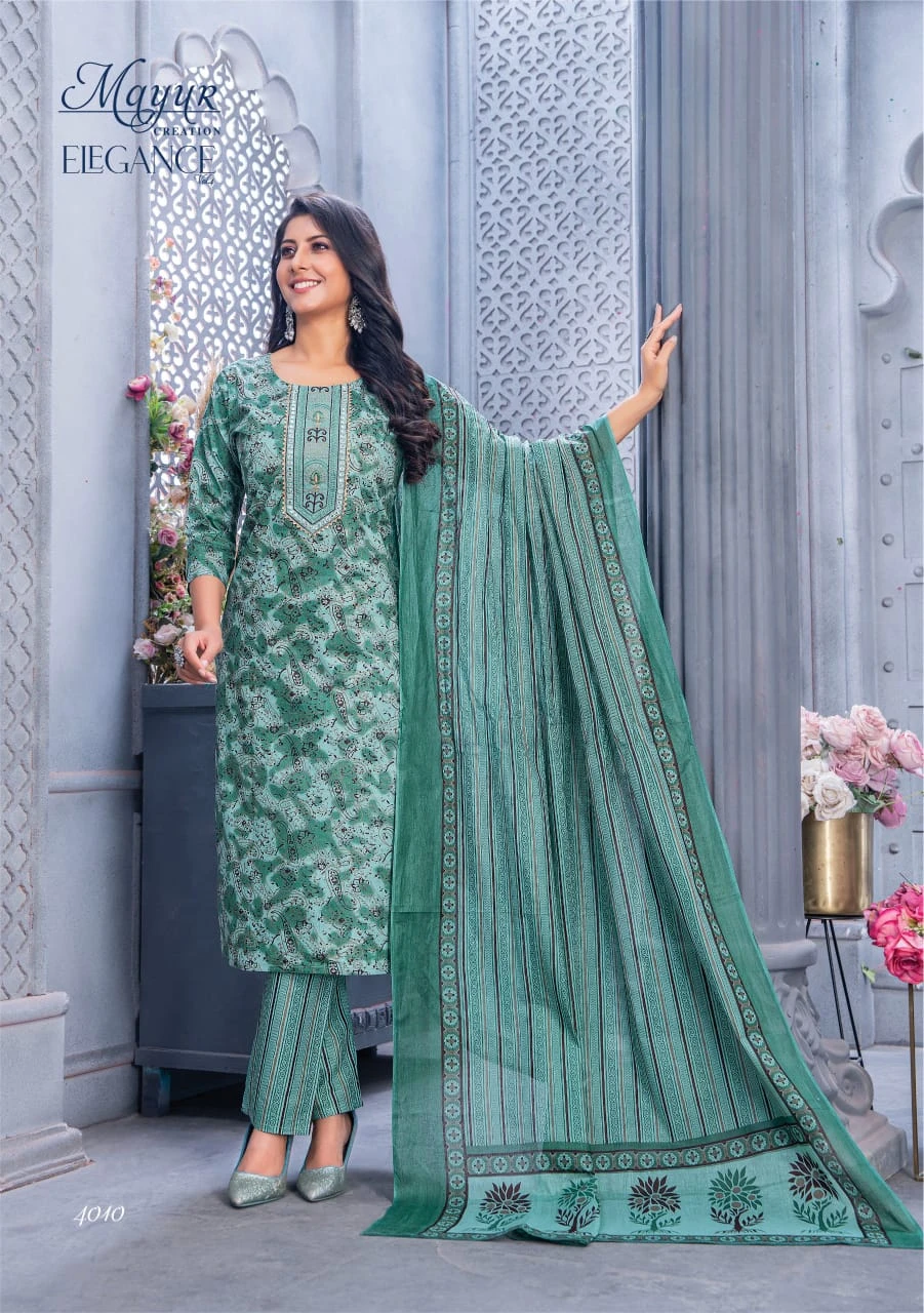 Mayur Elegance Vol-4 – Kurti Pant With Dupatta